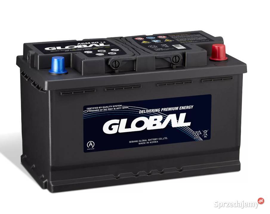 Akumulator Global AGM START&STOP 80Ah 800A Kalisz - Sprzedajemy.pl