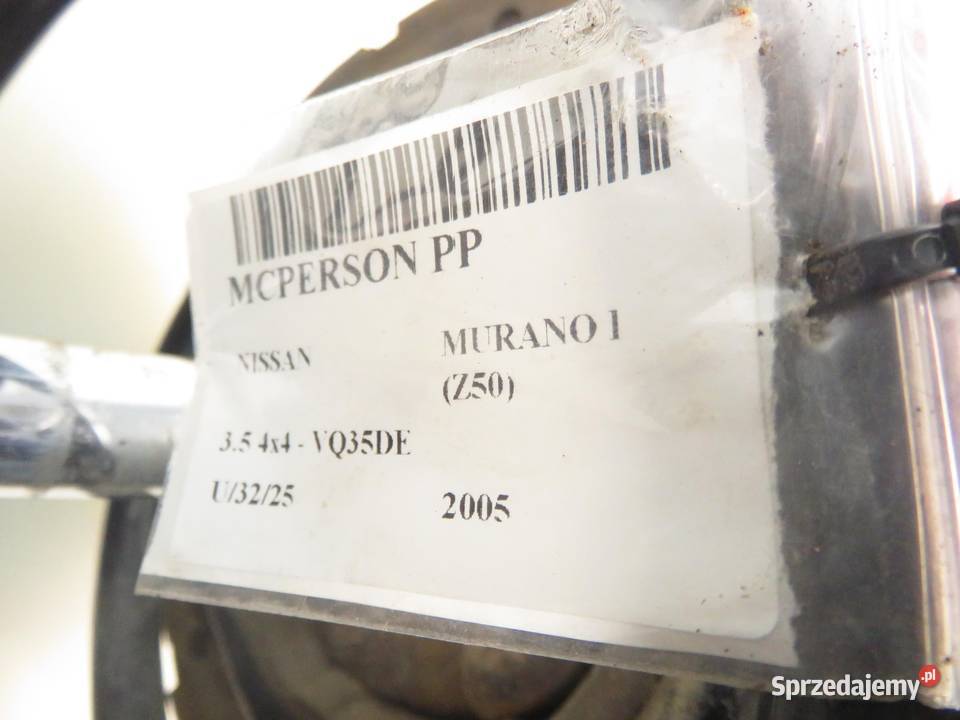 MCPERSON PRAWY PRZEDNI NISSAN MURANO I 35 4x4 sprzedam