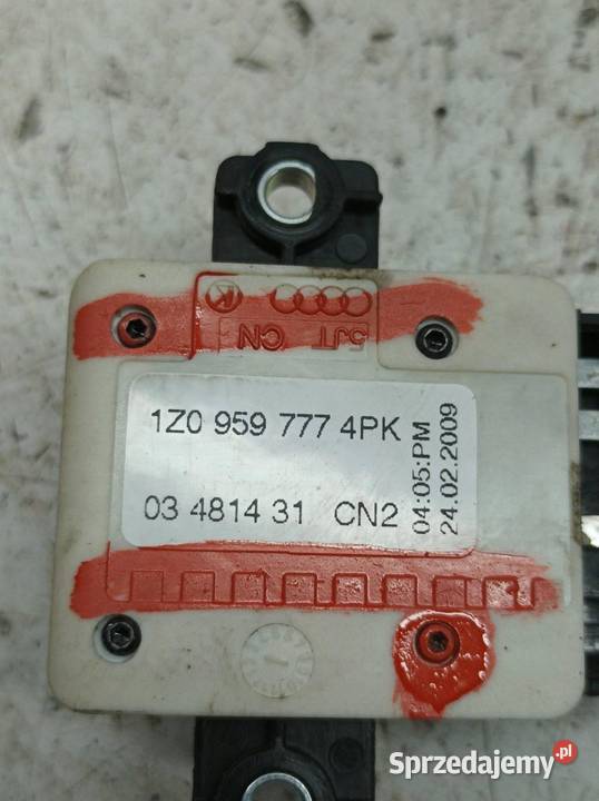 PRZEŁĄCZNIK FOTELA 1Z09597774PK Skoda Superb II Rok produkcji 2009