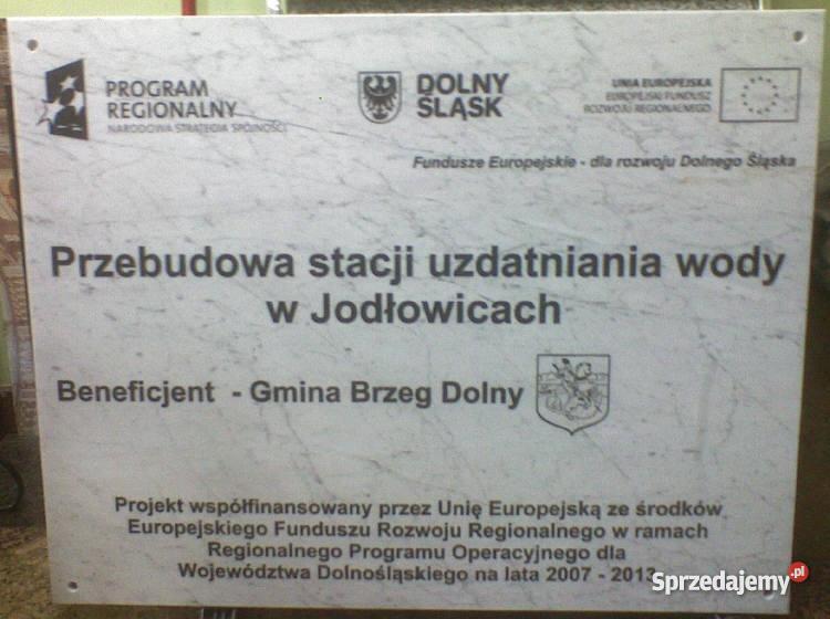 Tablice unijne granitowe i marmurowe Świdnica