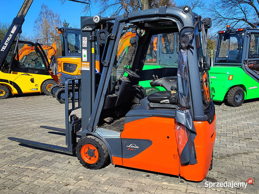 Wózek widłowy elektryczny Linde E1402 14 t Kęty