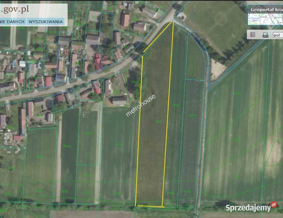 Działka pod 9 domów z WZ Brzezie Trzebnica dolnośląskie