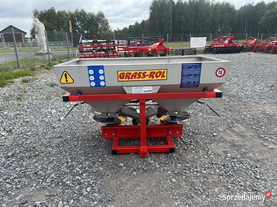 FABRYCZNIE NOWY ROZSIEWACZ DO NAWOZÓW GRASSROL nieuszkodzony Rozsiewacze nawozów Rolnictwo Jarocin