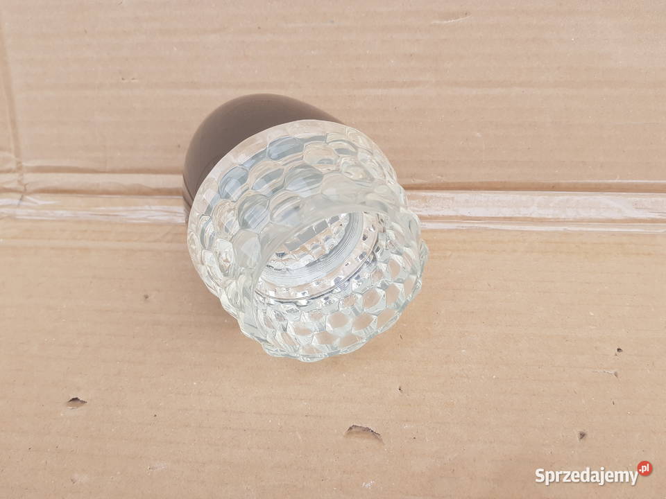 Klosz do Lampy JAJKO Czarny Połysk M10x1 Blokada Warszawa