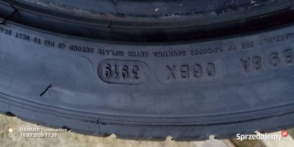 Opony letnie Michelin 2254517 657 mm bieżnika Opony Pilawa