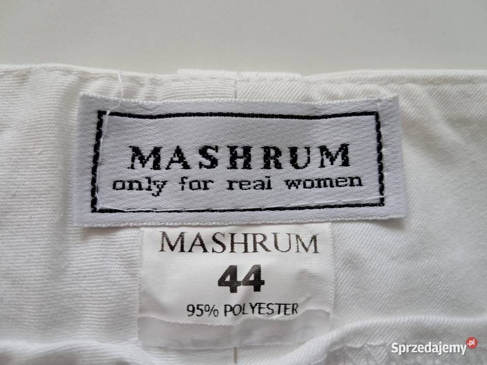 Spodenki damskie rybaczki białe Mashrum do