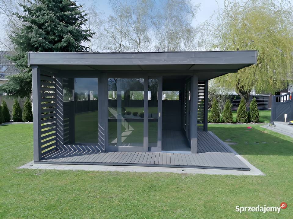 Altana 29 Szklana 4x5m z Dachem z Blachy Podłogą śląskie