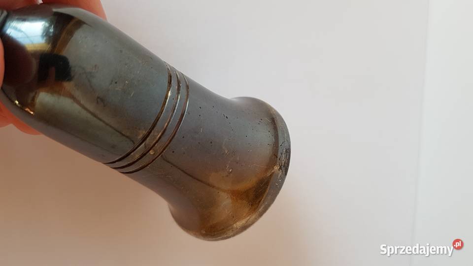 Stara sygnowana platerowana solniczka i Dąbrowa Górnicza