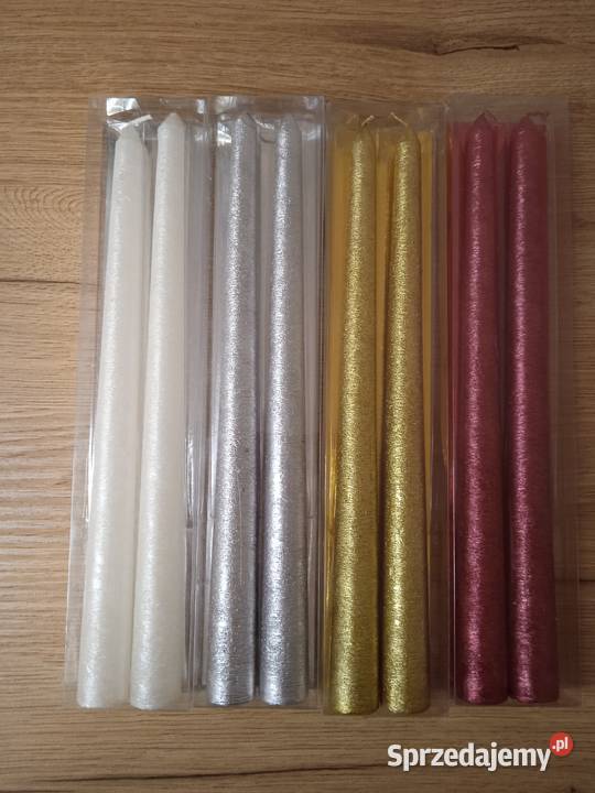 Nowe świece stołowe 10