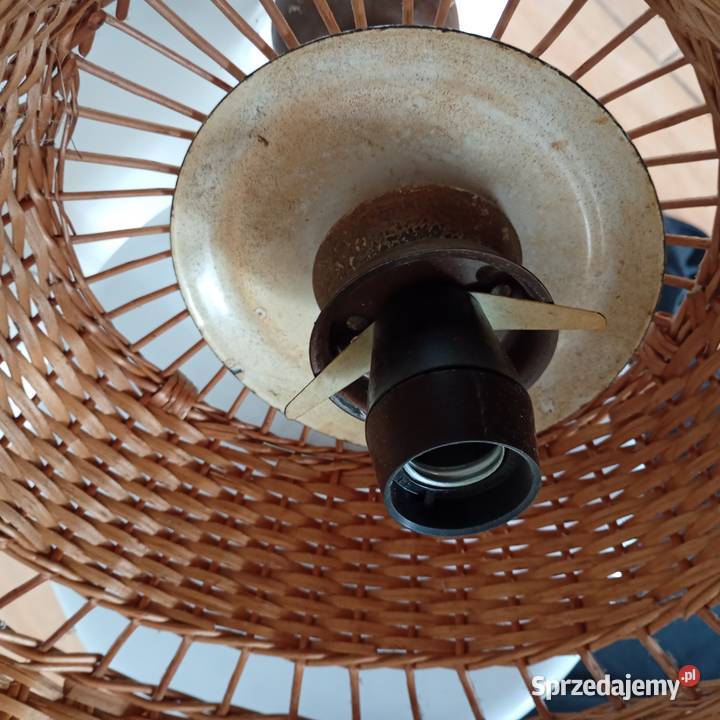 lampa wiklinowa PRL małopolskie Bukowno