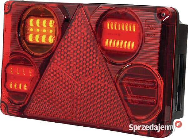 Lampa tylna zespolona LED lewa prostokątna 1224V Kamionna