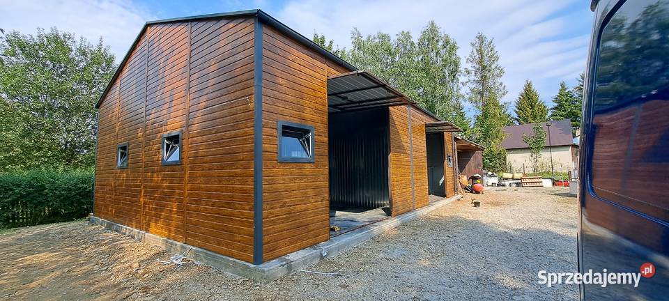 TT61 Garaż Blaszany HALA MAGAZYN Garaże Blaszane samodzielny Aleksandrów Kujawski sprzedam
