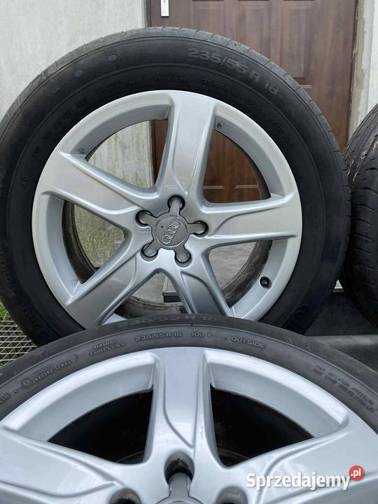 Felgi aluminiowe AUDI 18 5x112 opony Continental Samochodowe