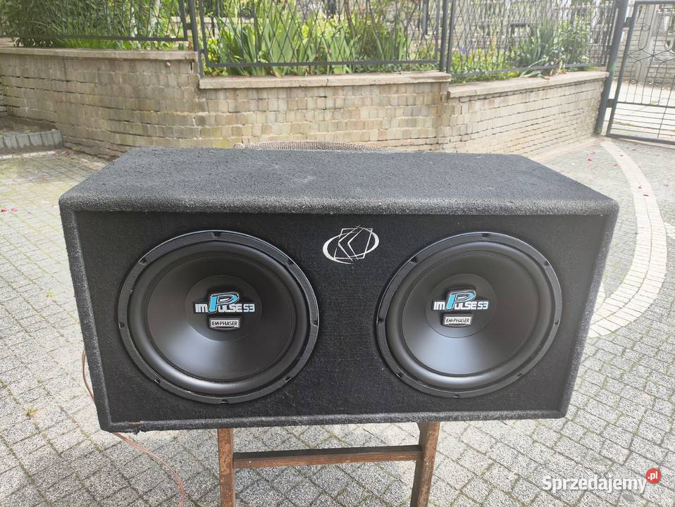Skrzynia bassowa basowa tuba subwoofer dual 2x Niegowonice