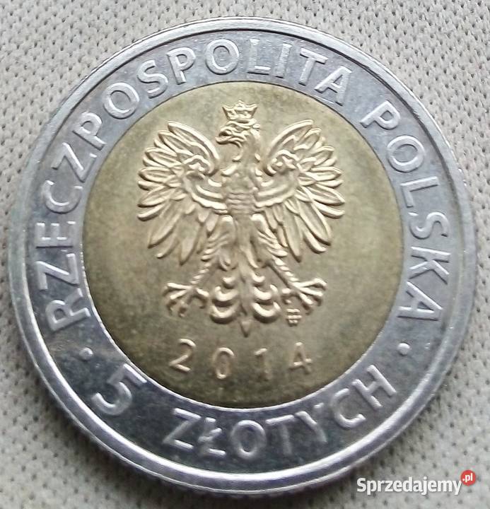 POLSKA5 ZŁOTYCH2014 rCuNiBAIZAMEK KRÓLEWSKI W Numizmatyka Legionowo