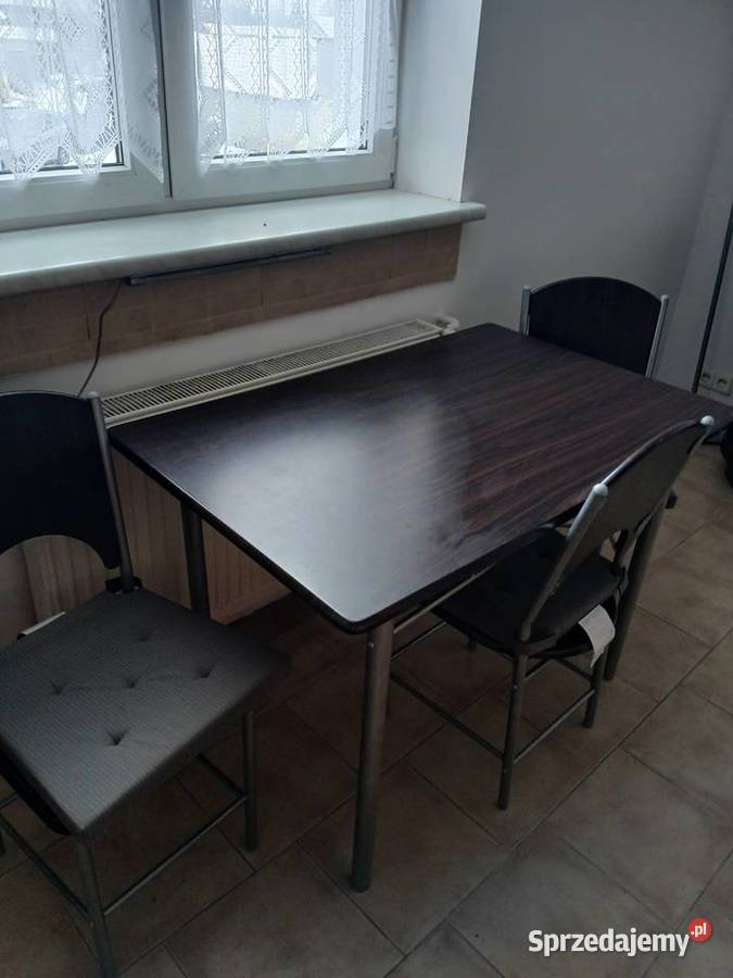 Stól i 4 krzesla 70cm lubelskie Lublin