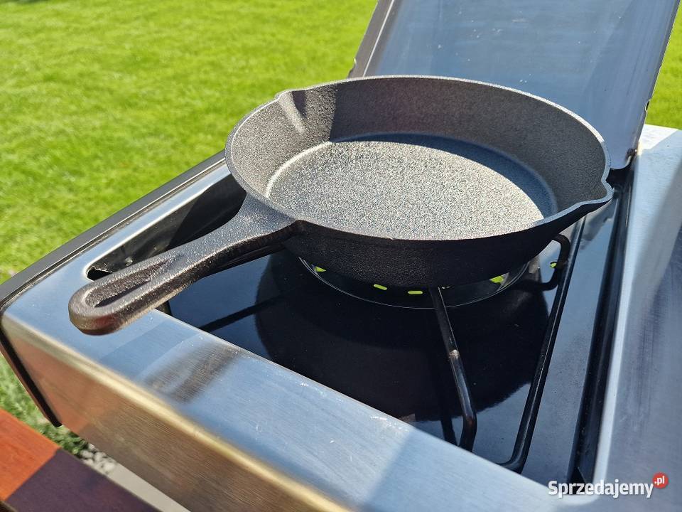 3x PATELNIA ŻELIWNA Głęboka INDUKCJA GAZ GRILL Piaseczno
