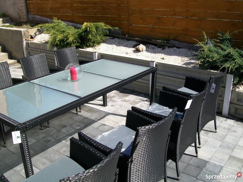 meble ogrodowe zestaw technorattan 18 rattan