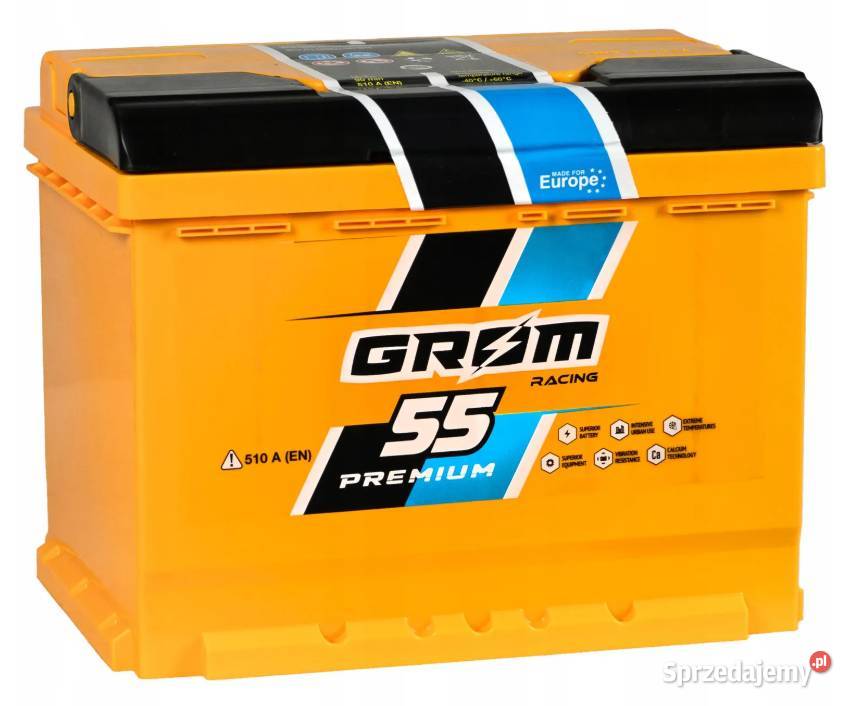 Akumulator FORSE 55Ah 510A EN PRAWY PLUS Ostrów Wielkopolski