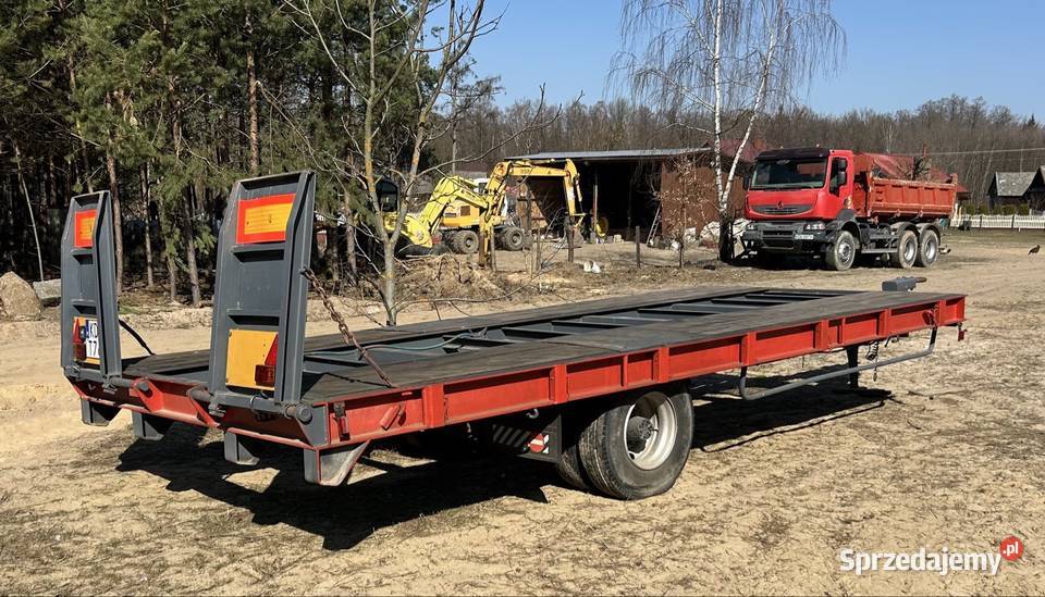 Przyczepa tandem niskopodwoziowy Szarwark