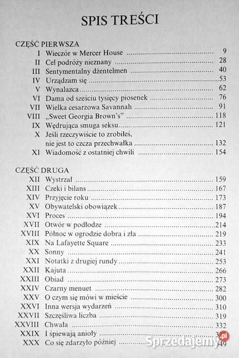 Północ w ogrodzie dobra i zła John Berendt lubelskie Chełm