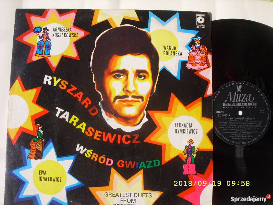 RYSZARD TARASEWICZ WSROD GWIAZD LP winyk Płyty i kasety Wołów