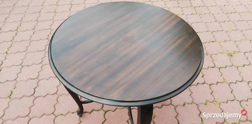 Stół okrągły stylowy Ludwikowy art deco stolik Garwolin