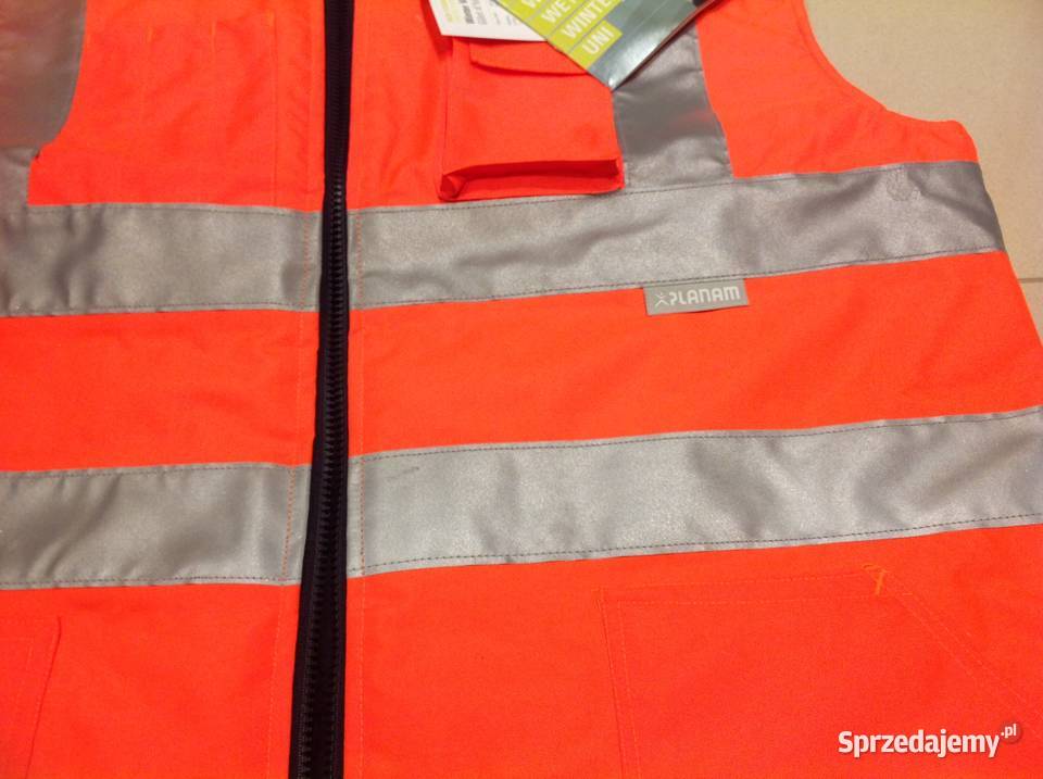 Kamizelka Zimowa Robocza Ostrzegawcza PLANAM r L Nowa Sól