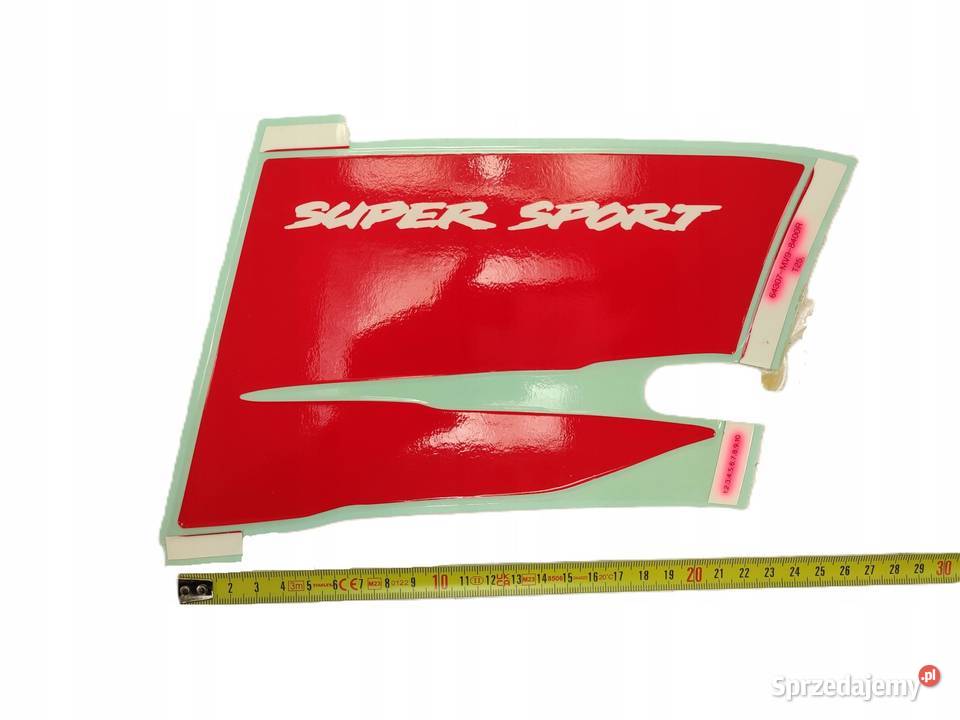 NAKLEJKA SUPER SPORT PR BOCZEK HONDA CBR600F Tapicerki samochodowe sprzedam