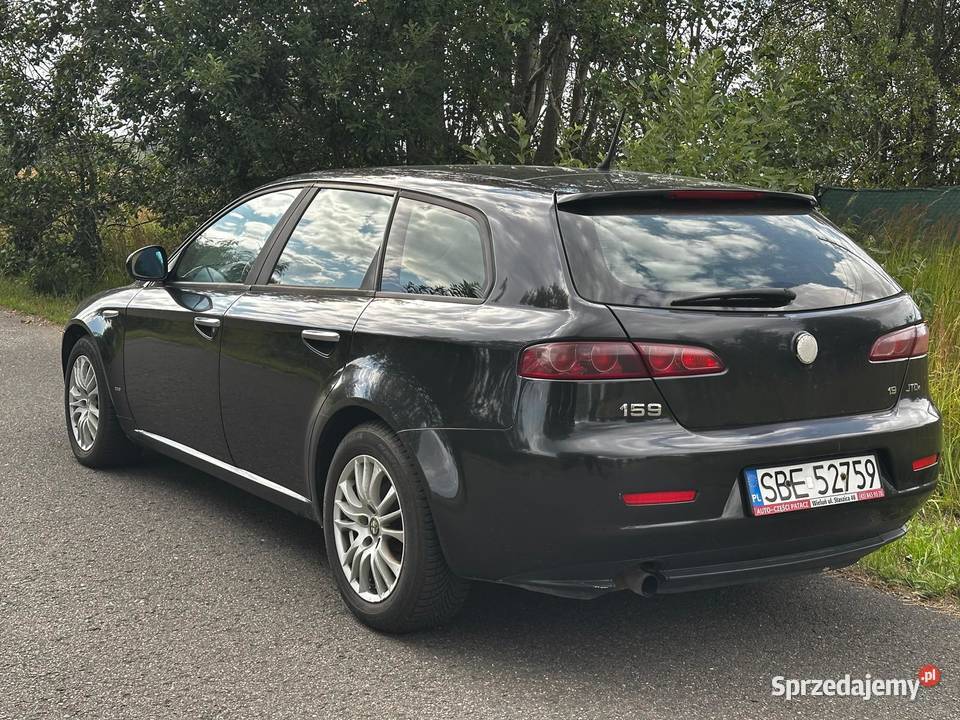 Alfa Romeo 159 19JTD 150 Czarna Zadbana Ekran Rok produkcji 2008 159 Wieluń