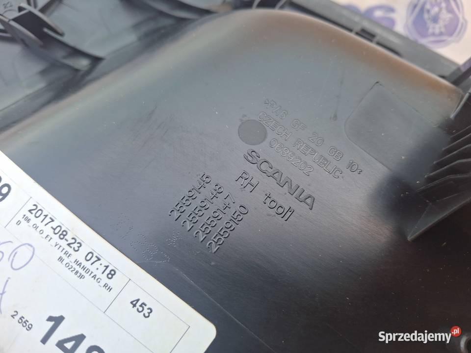SCANIA R S KLAMKA DRZWI PRAWYCH PRAWA NOWA Bieleń sprzedam