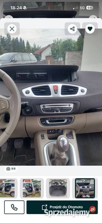 Renault grand scenic 3 polski salon Zamiana czujnik deszczu Nowy Dwór Mazowiecki