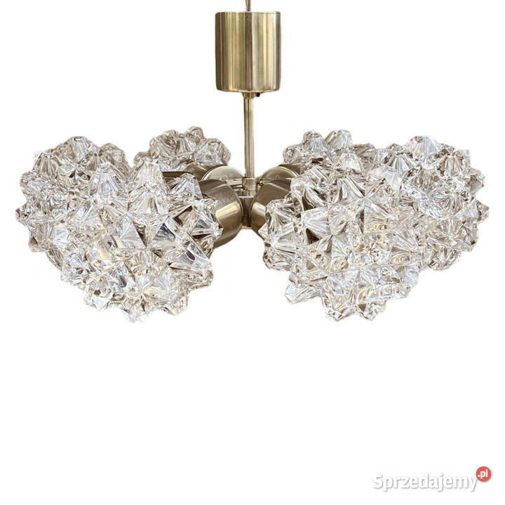 Żyrandol sputnik Kamenicky Senov Czechosłowacja Warszawa