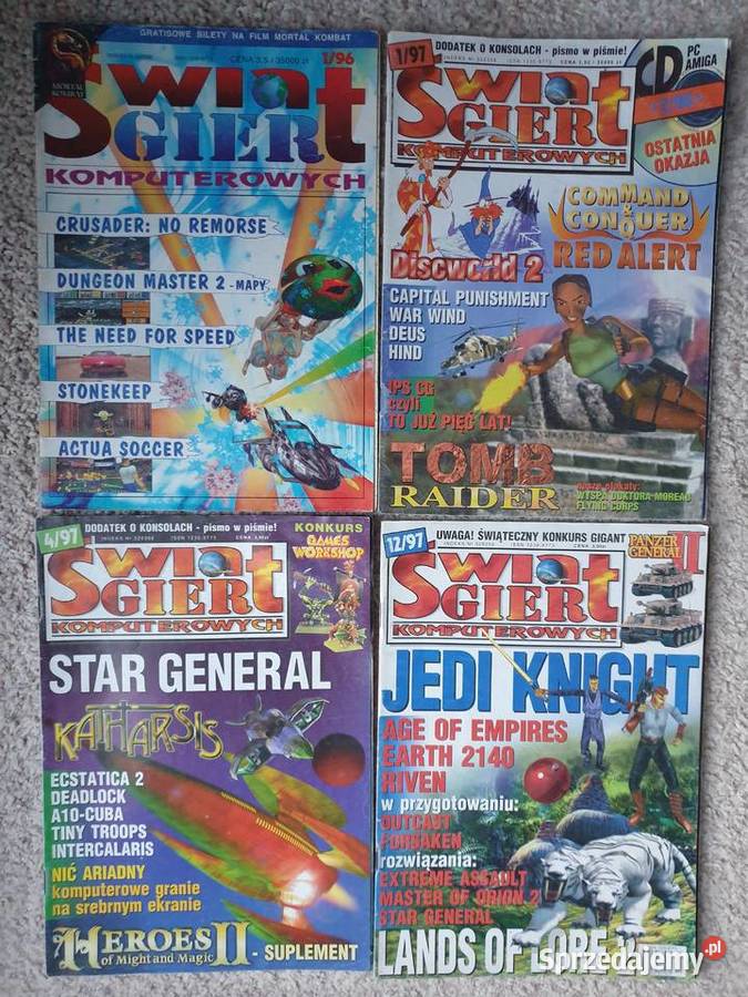 Świat Gier Komputerowych 4 numery pomorskie Gdynia