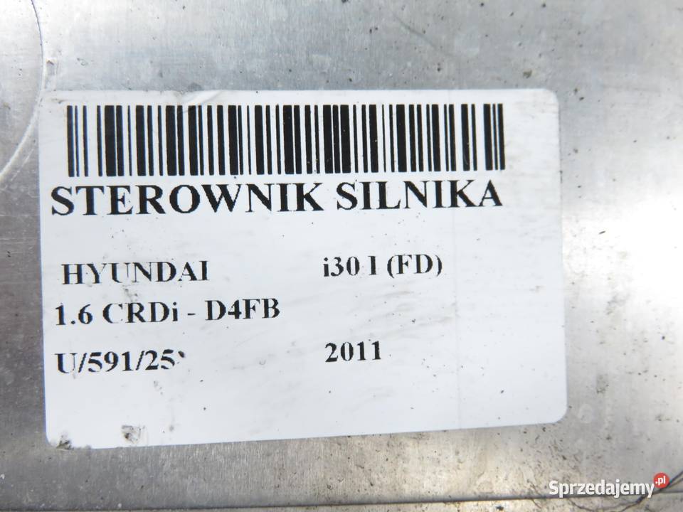 STEROWNIK HYUNDAI i30 I FD 16 CRDi D4FB Komputery sprzedam