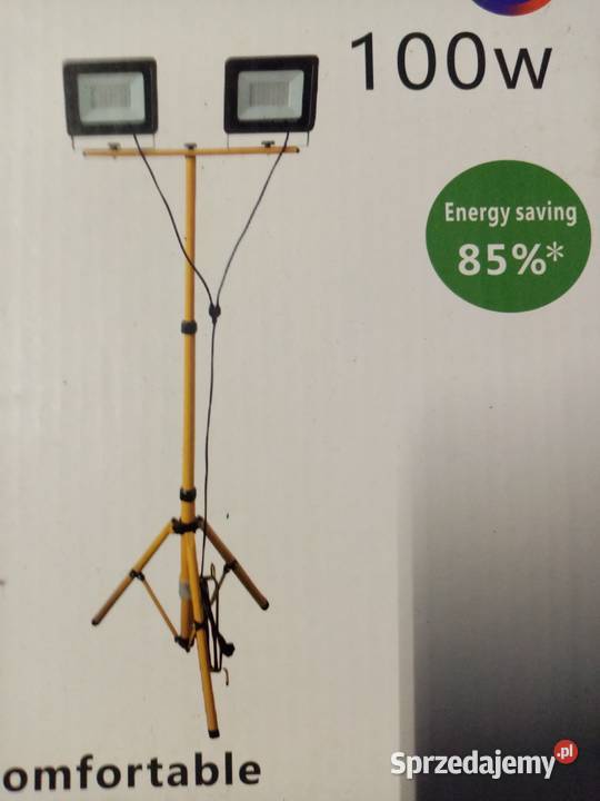 lampa led 2x50w na statywietrójnogu