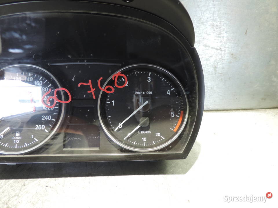LICZNIK ZEGARY BMW E90 E91 30D 916685902 Nowy Sącz