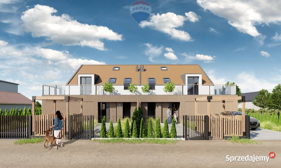 Nowoczesna połowa domu w Wójtowie warmińsko-mazurskie Wójtowo