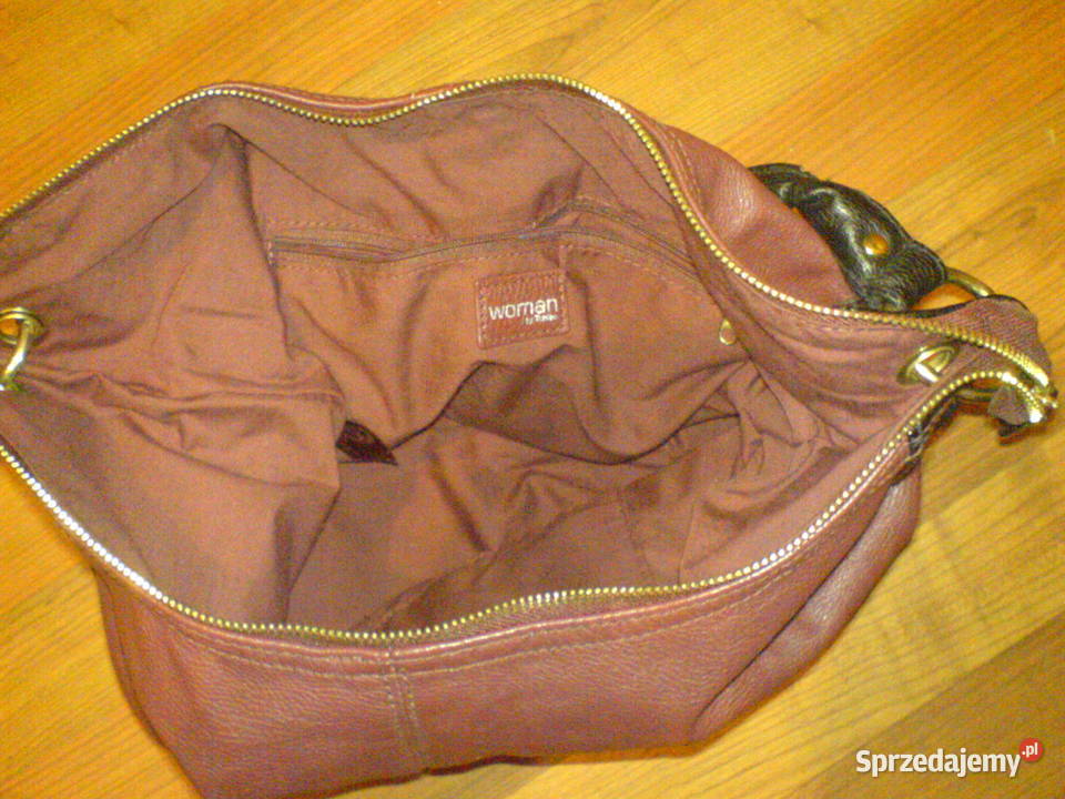 Torebka Damska Podręczna Tchibo 38x35x13 Brąz sprzedam