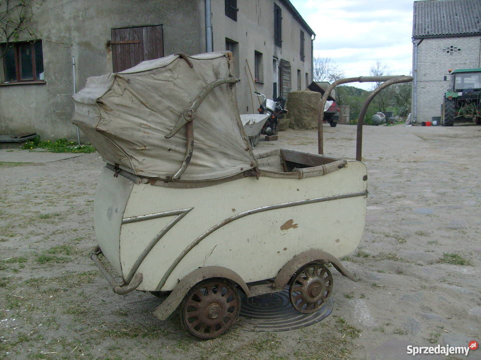 Stary wózek KONKON 1938r Antyki, Sztuka, Kolekcje Nowa Wieś