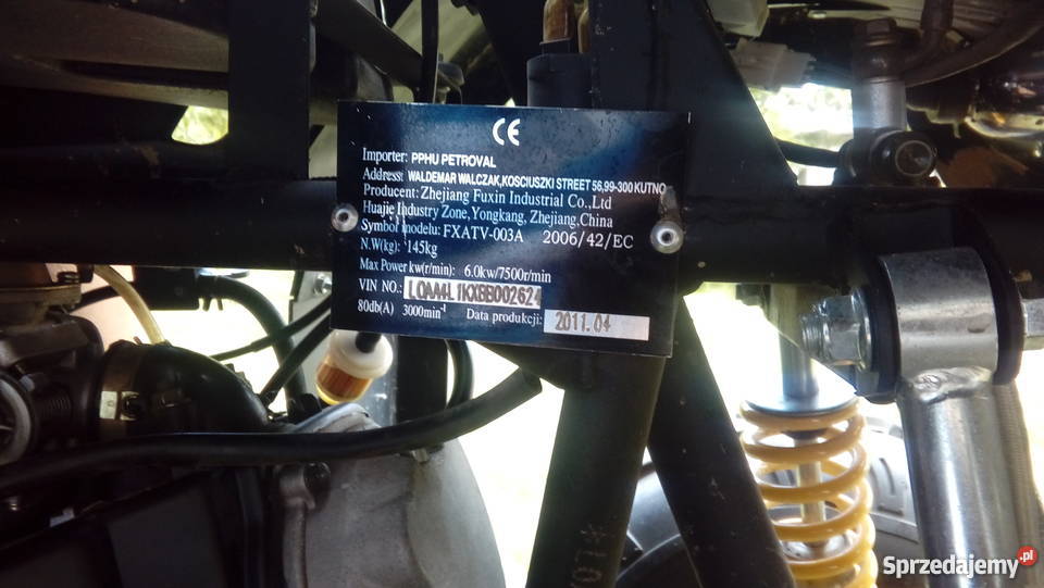 Quad Diablo 200 stan małopolskie Hucisko Kwaśniowskie