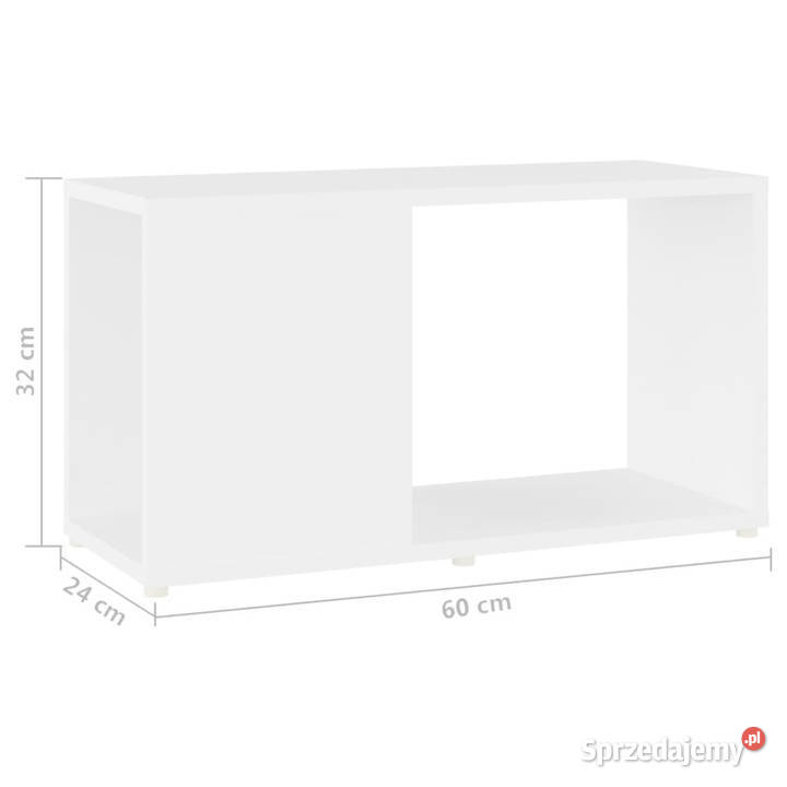 Szafka pod TV biała 60x24x32 materiał sprzedam