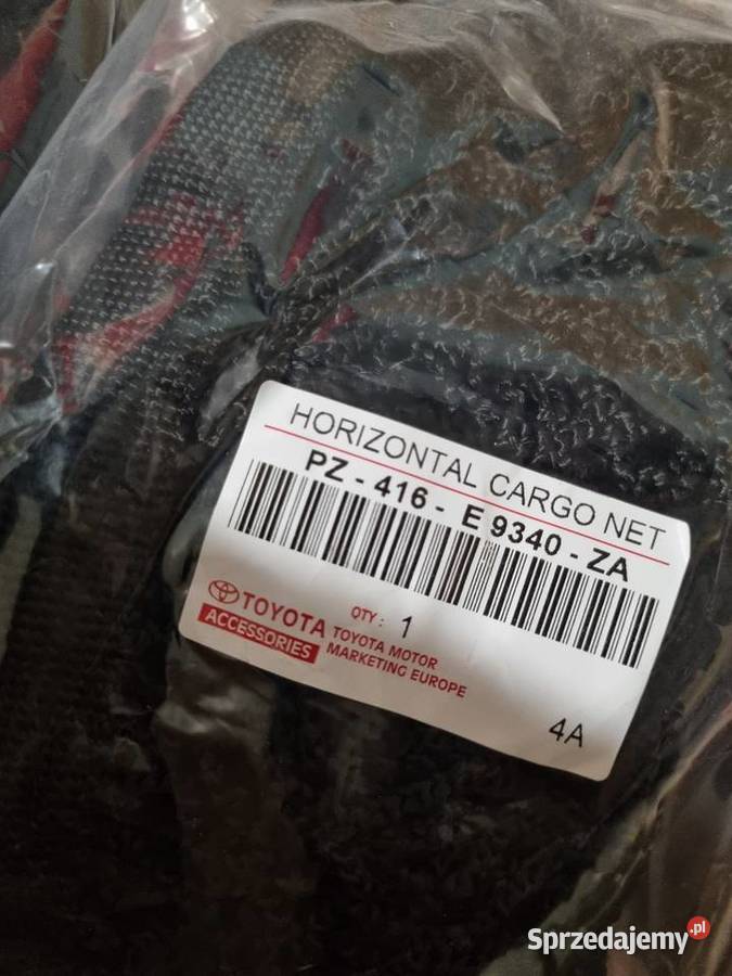 Siatka bagażnika Toyota Warszawa