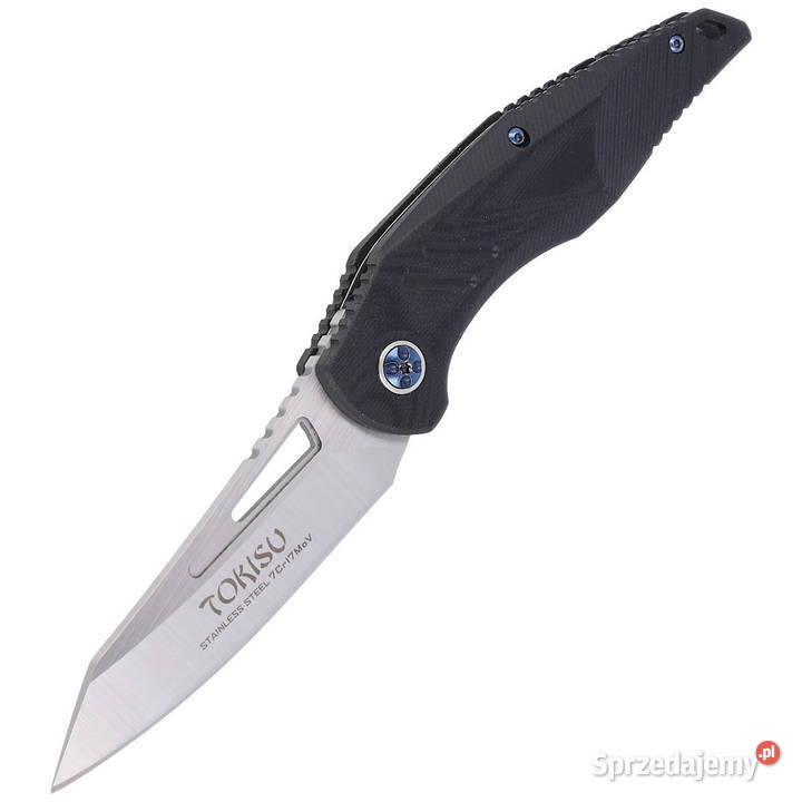 Nóż składany TOKISU Tactical Black G10 Satin Warszawa