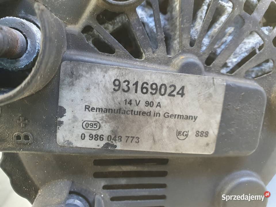 Opel Corsa C 13 CDTI ALTERNATOR 93169024 90A Janów