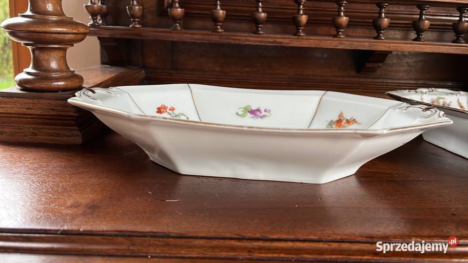 Patera P T Tirschenreuth 1903r Kwiatki