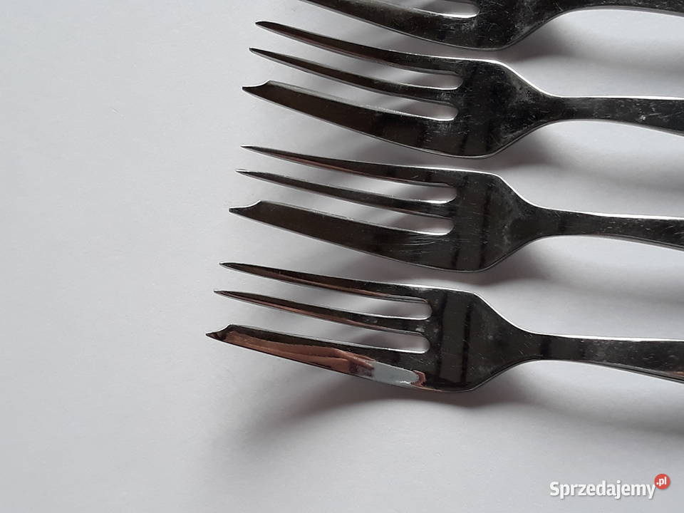 Widelczyki deserowe PASECZKI PASKI Gerlach Zastawa stołowa śląskie Dąbrowa Górnicza sprzedam