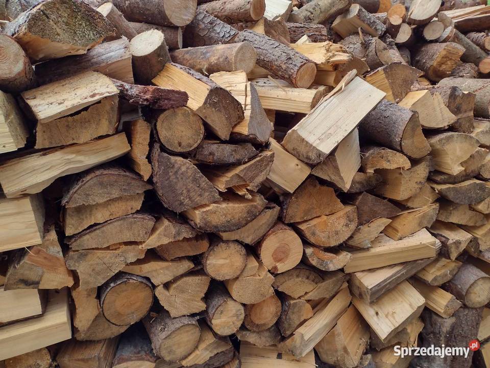 Drewno sezonowane, kominkowe, łupane Transport w cenie