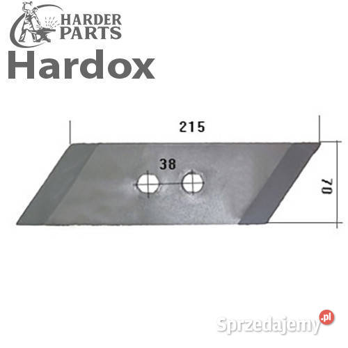 Dłuto 100hektarów HARDOX 1867673P do pługa