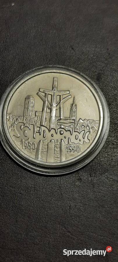 MONETA 100000 złotych 1990 typ B Solidarność 451 Warszawa